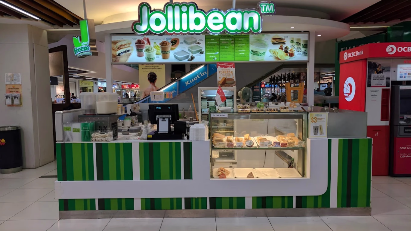 A panoramic view of Jollibean's offerings